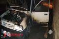 آتش سوزی یک دستگاه خودروی سواری پراید واقع در خیابان وحید.